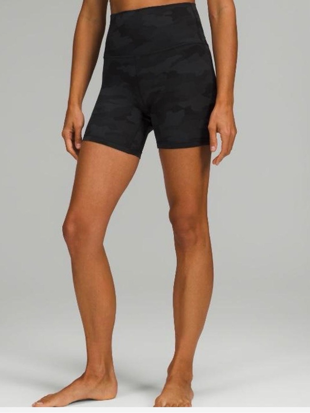 Lululemon Align Shorts 6” Heritage Coal Multi Size 8